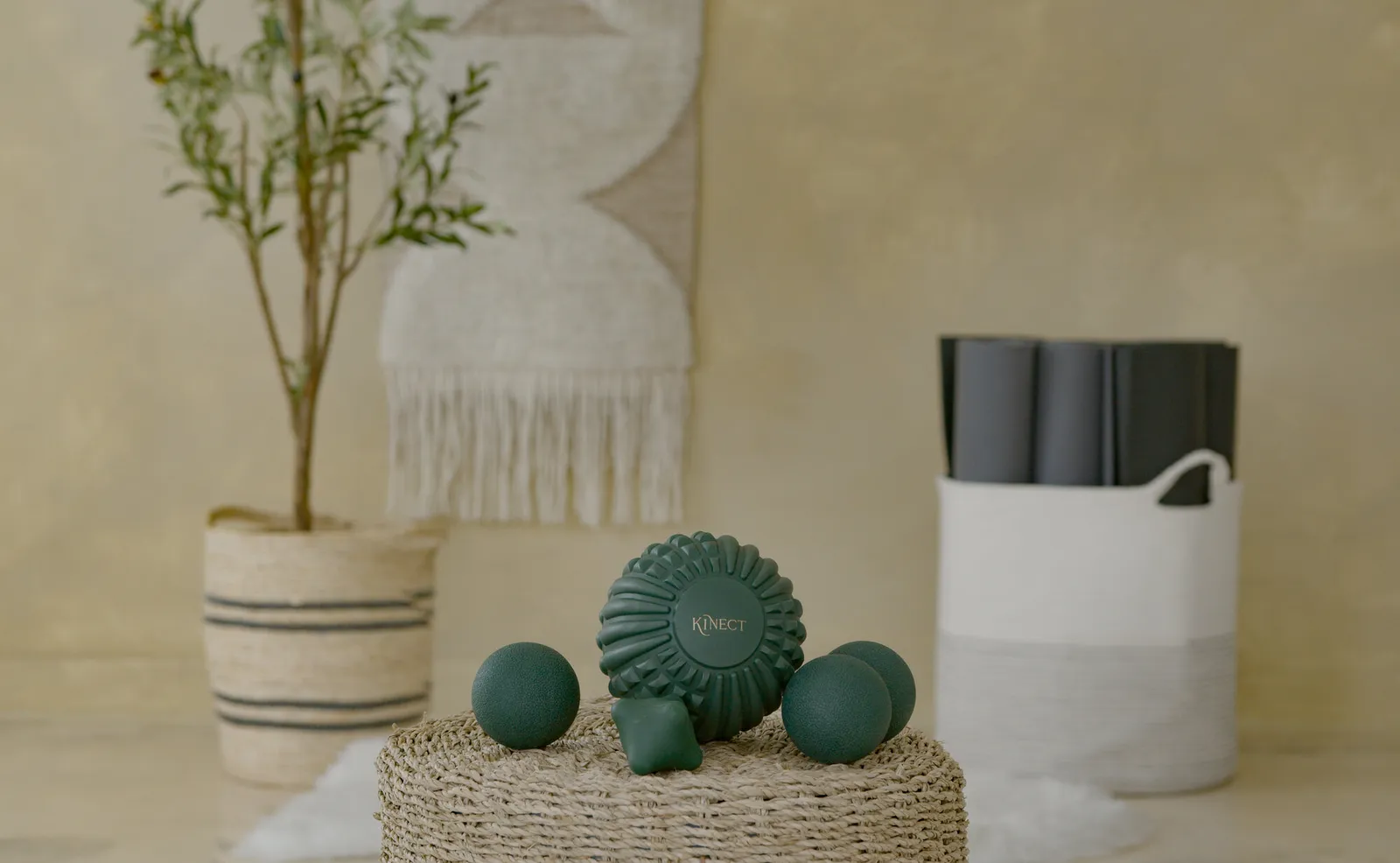 KINECT™ self-massage balls in the studio